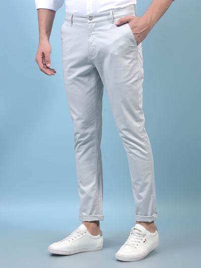 Men's Grey Trousers-Men Trousers-Crimsoune Club