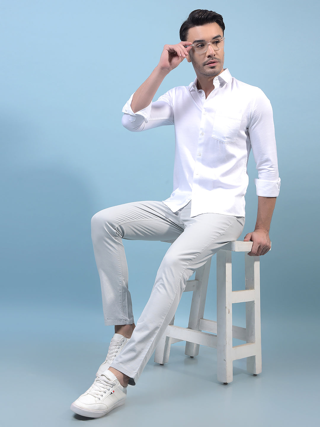 Men's Grey Trousers-Men Trousers-Crimsoune Club