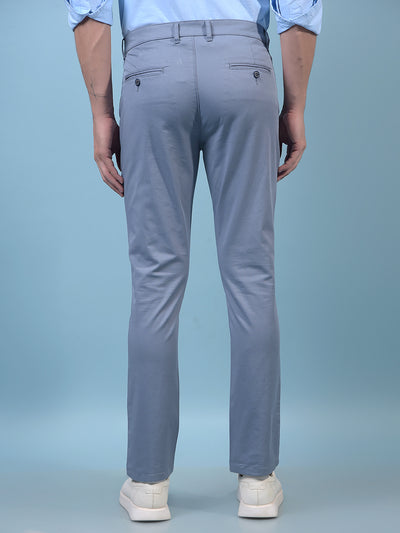 Men's Blue Trousers-Men Trousers-Crimsoune Club