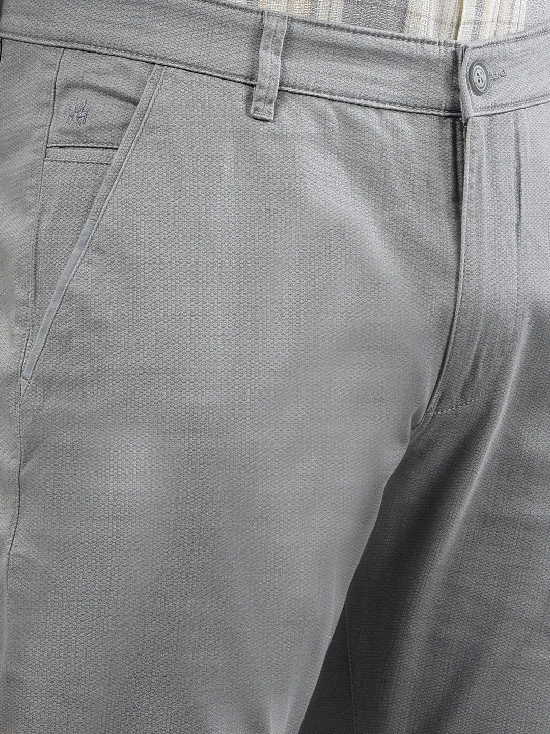 Grey Printed Trousers-Men Trousers-Crimsoune Club