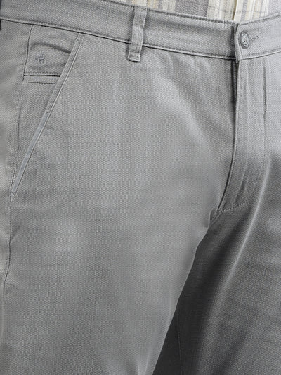 Grey Printed Trousers-Men Trousers-Crimsoune Club