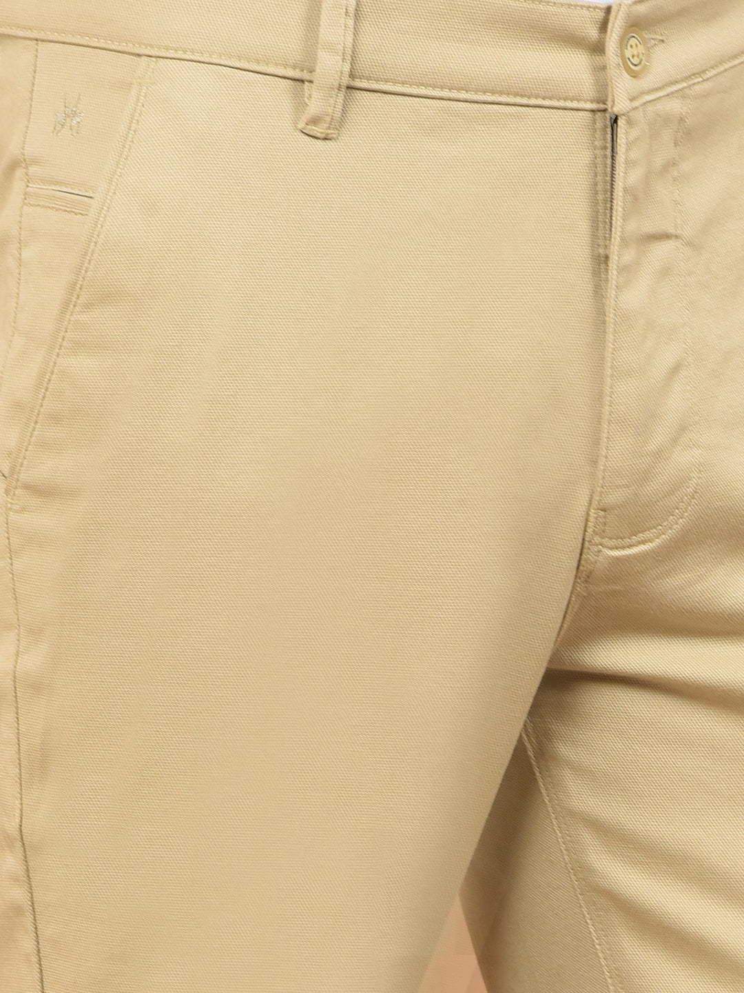 Beige Trousers-Men Trousers-Crimsoune Club