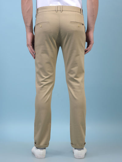 Men's Khaki Trousers-Men Trousers-Crimsoune Club