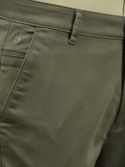 Olive Trousers-Men Trousers-Crimsoune Club