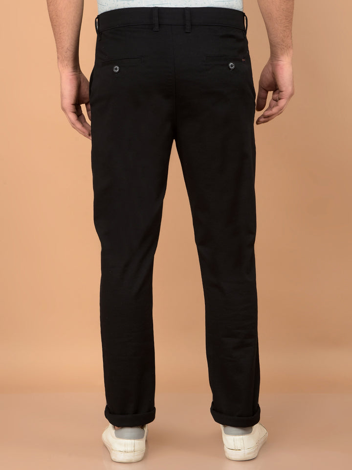 Black Trousers-Men Trousers-Crimsoune Club