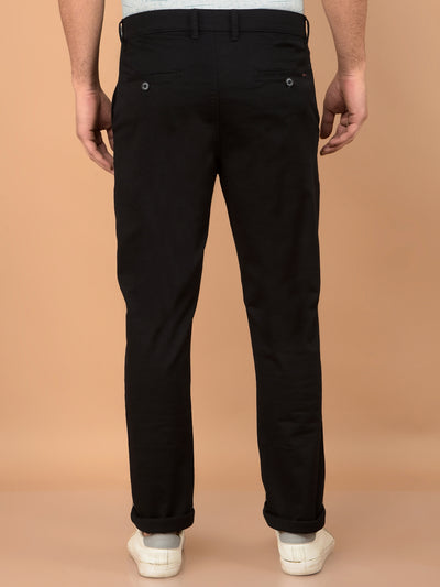 Black Trousers-Men Trousers-Crimsoune Club