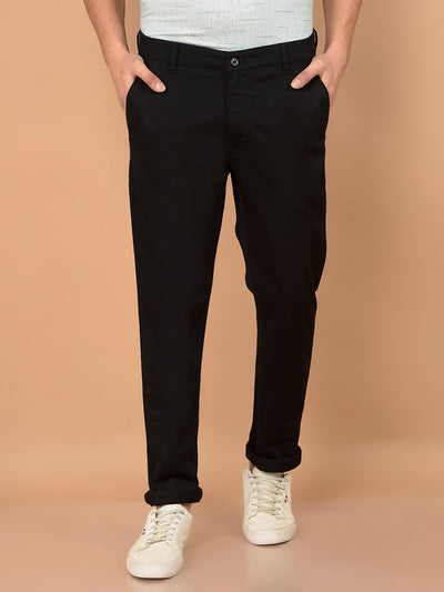 Black Trousers-Men Trousers-Crimsoune Club