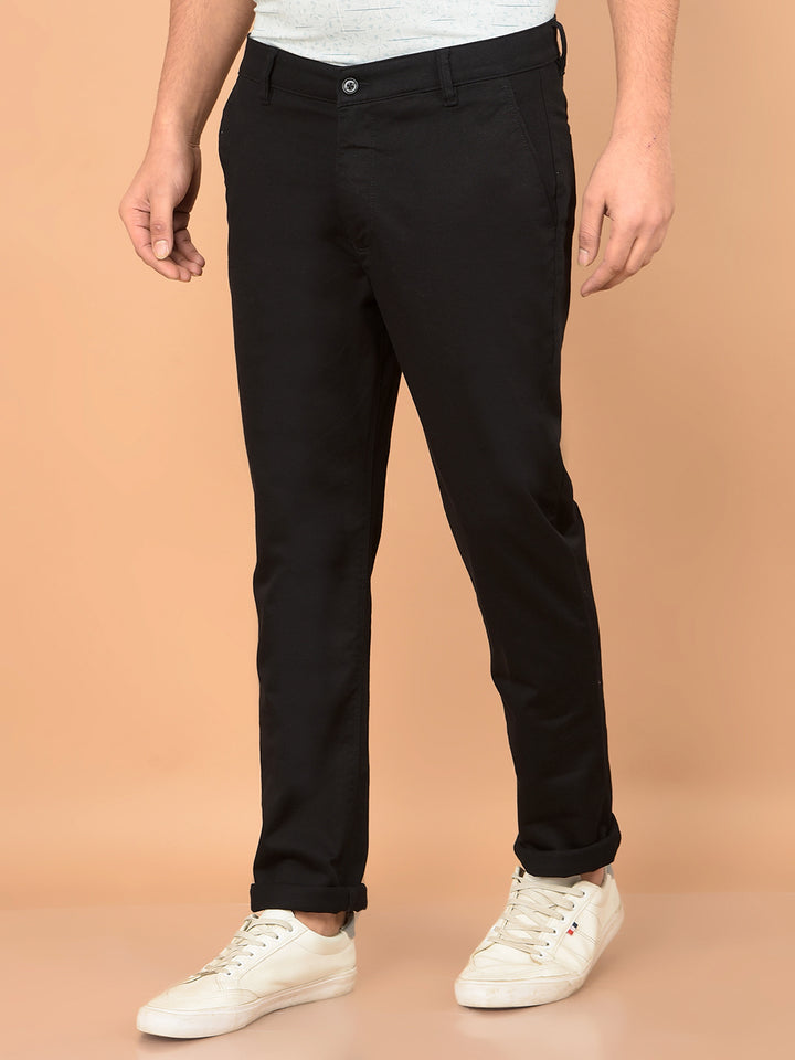 Black Trousers-Men Trousers-Crimsoune Club