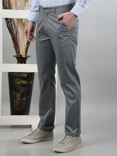 Blue Straight Trousers-Men Trousers-Crimsoune Club