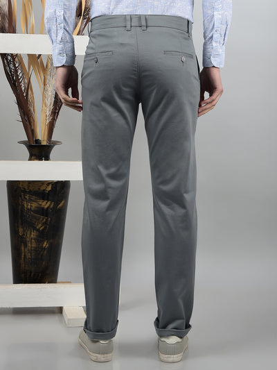 Blue Straight Trousers-Men Trousers-Crimsoune Club