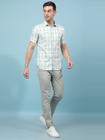 Grey Trousers-Men Trousers-Crimsoune Club