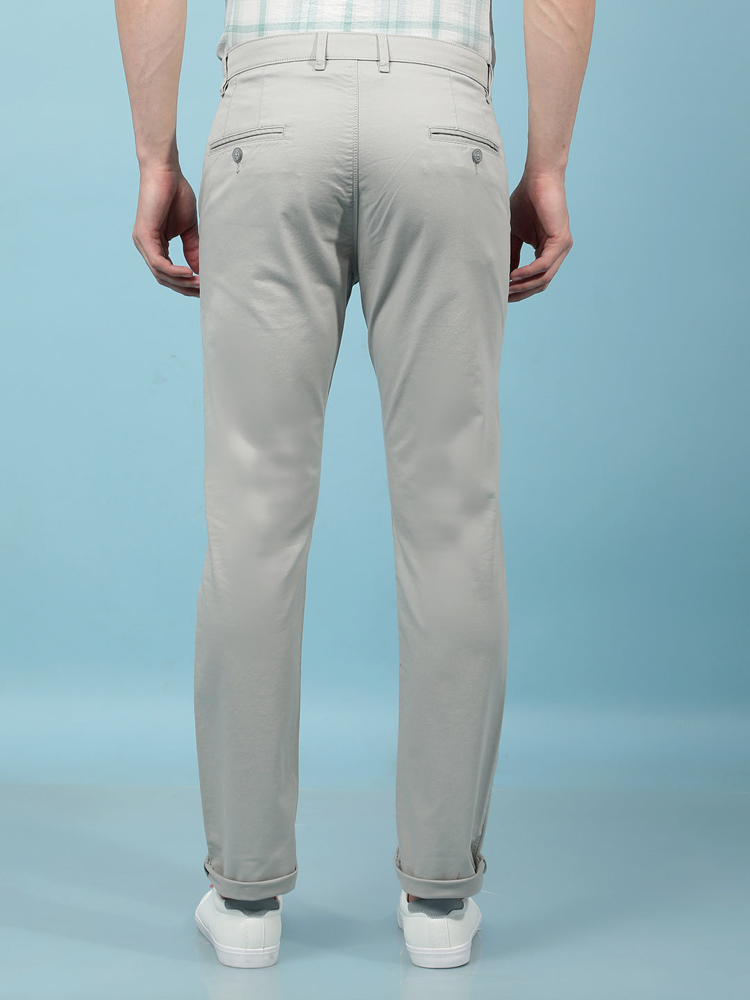 Grey Trousers-Men Trousers-Crimsoune Club
