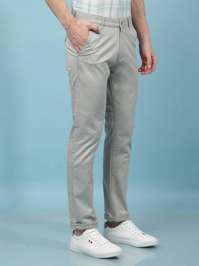 Grey Trousers-Men Trousers-Crimsoune Club