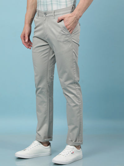 Grey Trousers-Men Trousers-Crimsoune Club