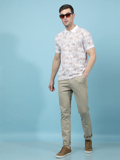 Khaki Trousers-Men Trousers-Crimsoune Club