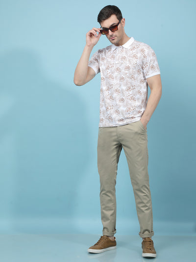 Khaki Trousers-Men Trousers-Crimsoune Club