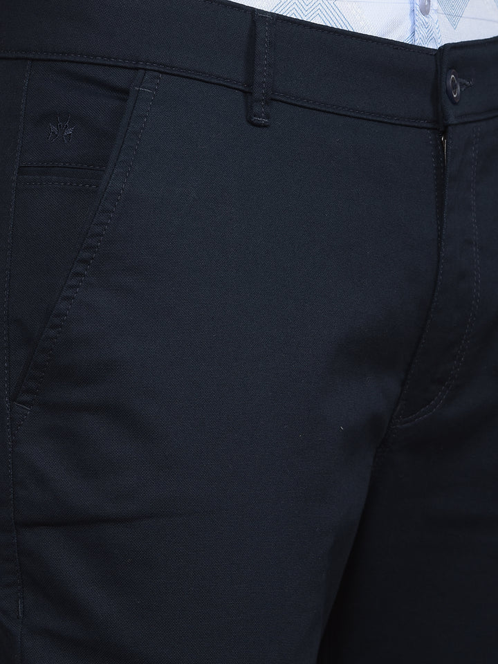 Navy Blue Trousers-Men Trousers-Crimsoune Club
