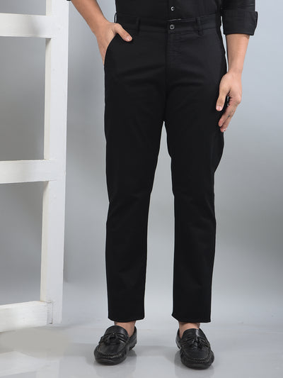 Black Trousers-Men Trousers-Crimsoune Club
