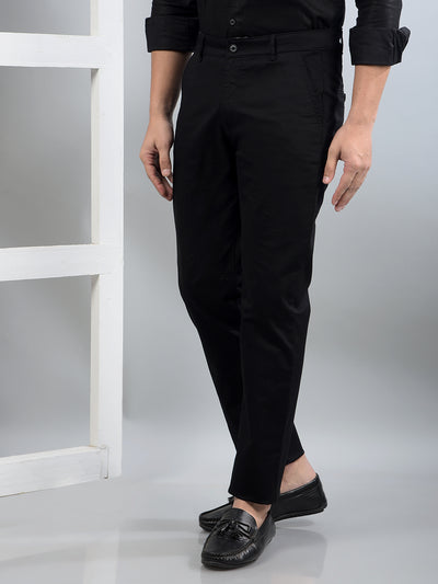 Black Trousers-Men Trousers-Crimsoune Club