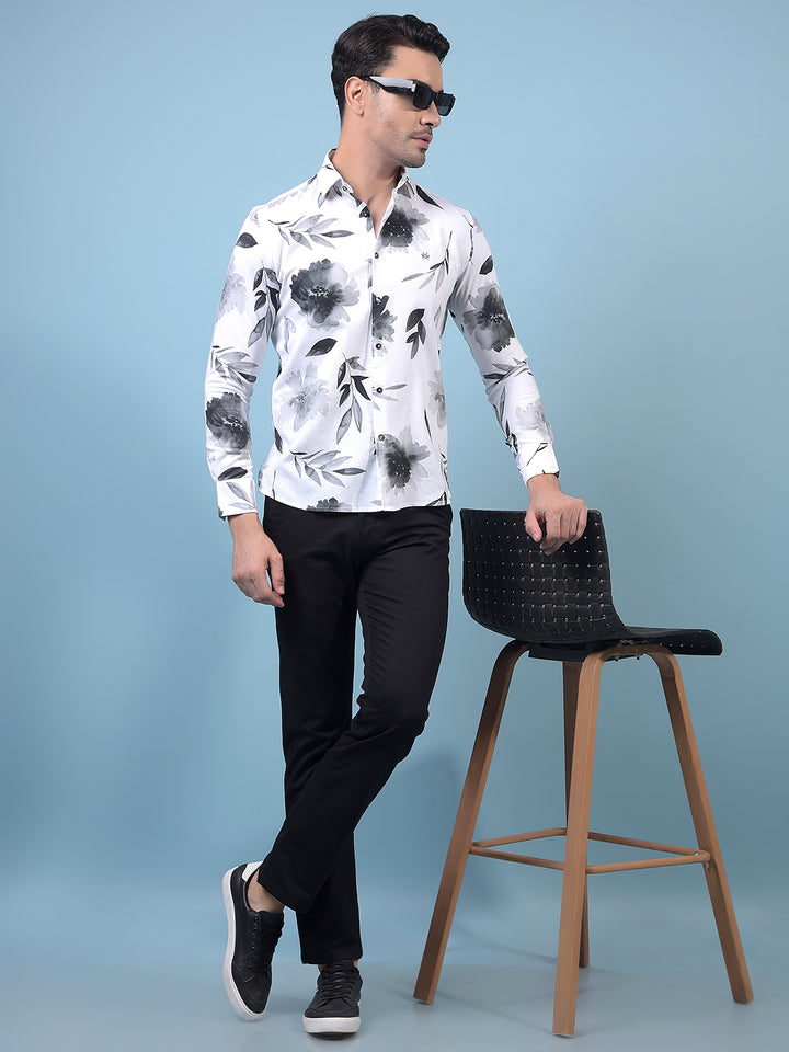 Men's Black Straight Trousers-Men Trousers-Crimsoune Club