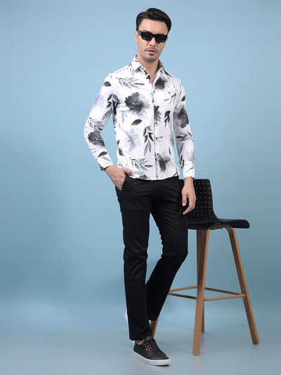 Men's Black Straight Trousers-Men Trousers-Crimsoune Club