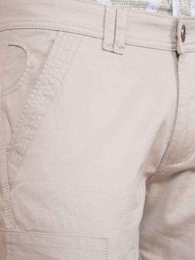 Grey Cargo Trousers-Men Trousers-Crimsoune Club