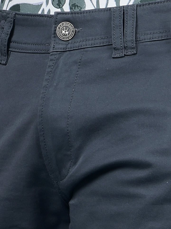 Grey Cargo Trousers-Men Trousers-Crimsoune Club