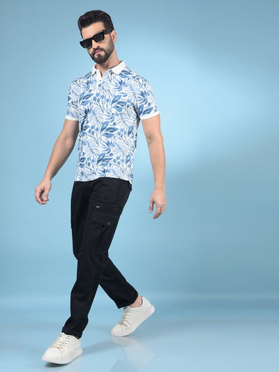 Black Cargo Trousers-Men Trousers-Crimsoune Club