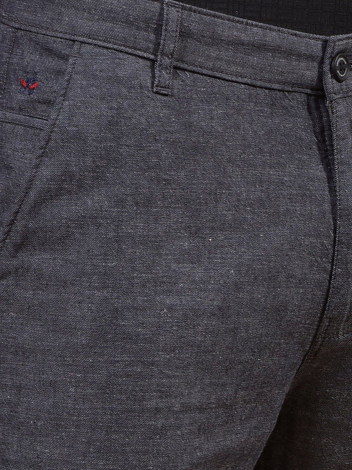 Black Linen Trousers-Men Trousers-Crimsoune Club
