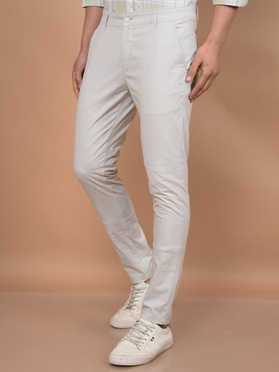 Olive Textured Trousers-Men Trousers-Crimsoune Club