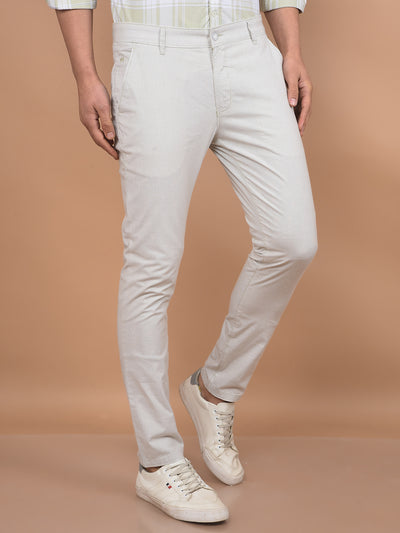 Olive Textured Trousers-Men Trousers-Crimsoune Club