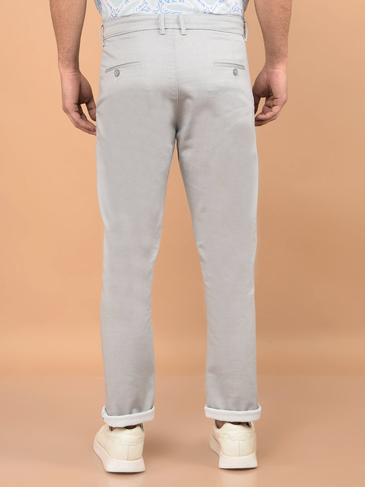 Grey Printed Trousers-Men Trousers-Crimsoune Club