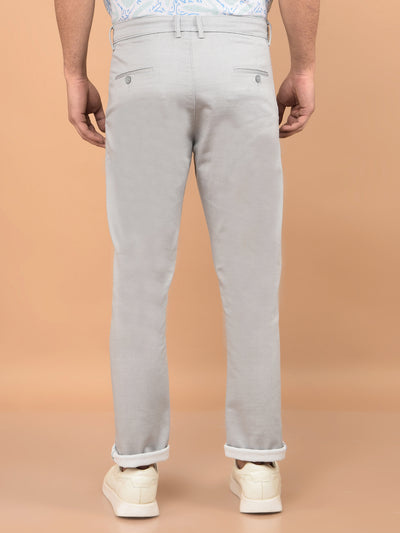 Grey Printed Trousers-Men Trousers-Crimsoune Club