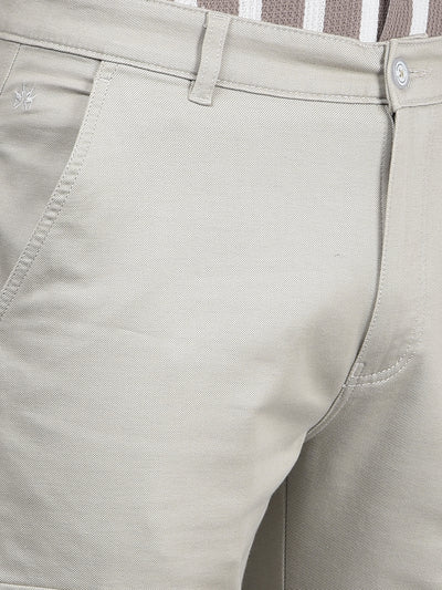 Grey Cargo Trousers-Men Trousers-Crimsoune Club