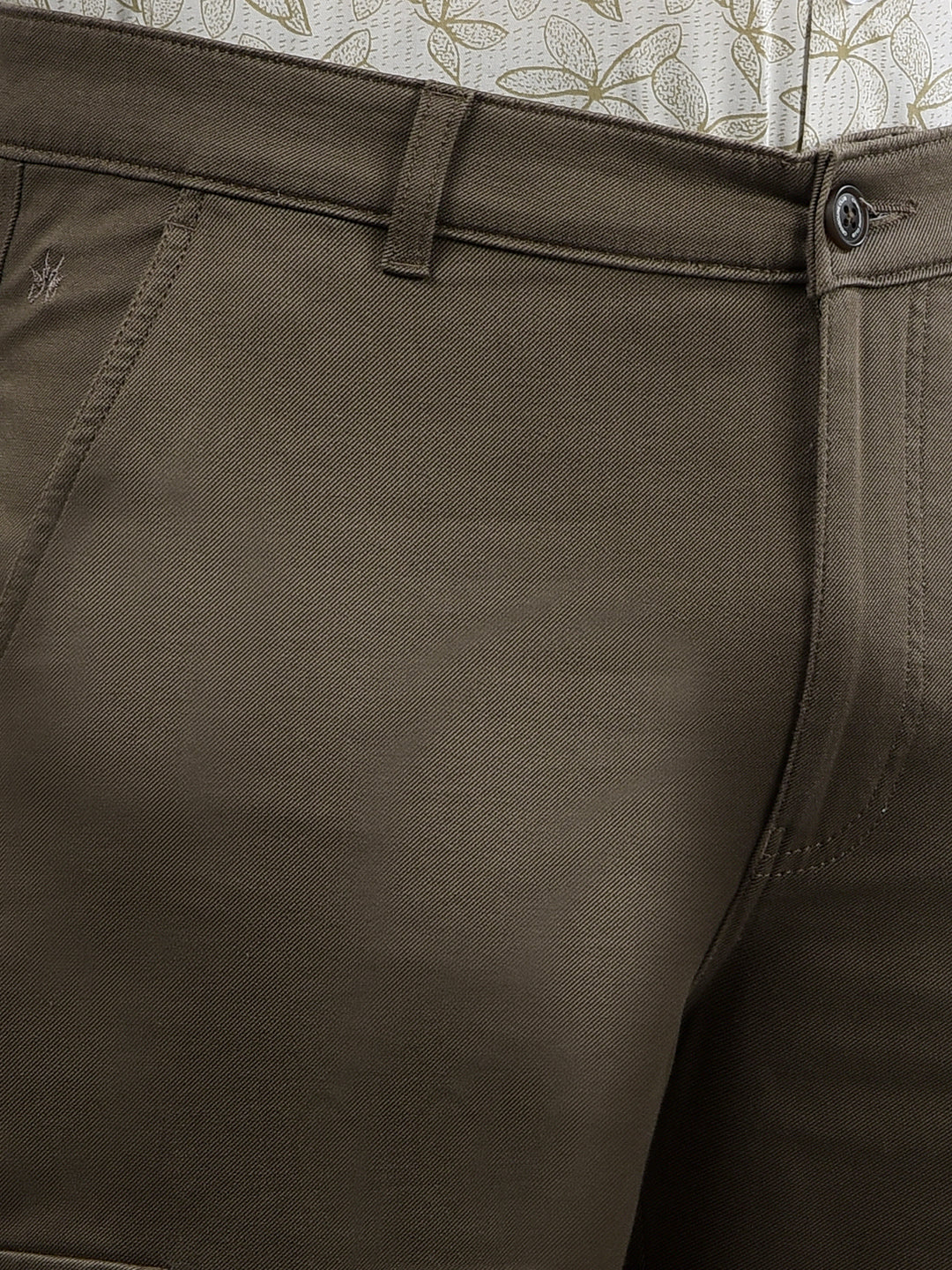 Olive Cargo Trousers-Men Trousers-Crimsoune Club