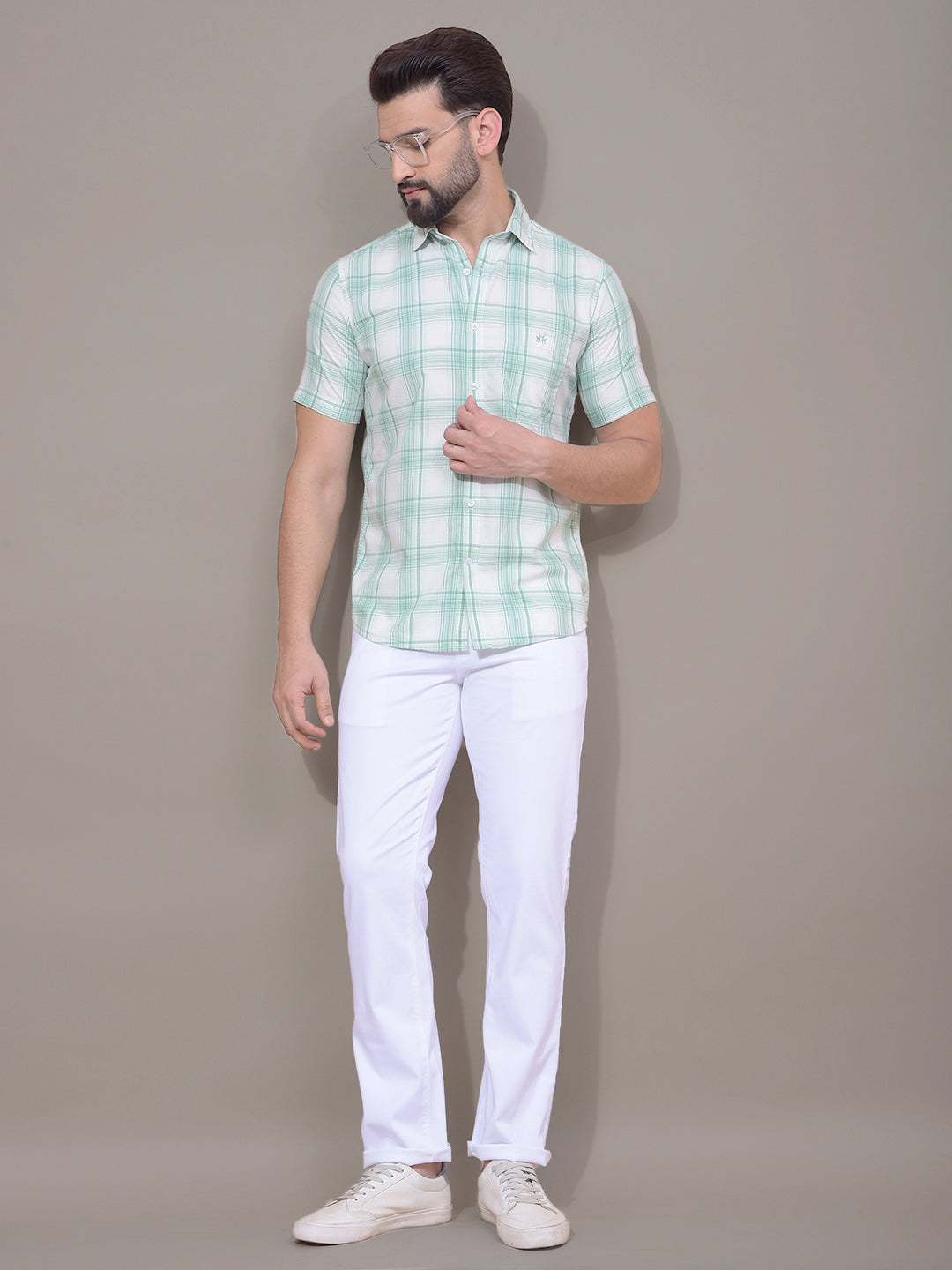 White Trousers-Men Trousers-Crimsoune Club