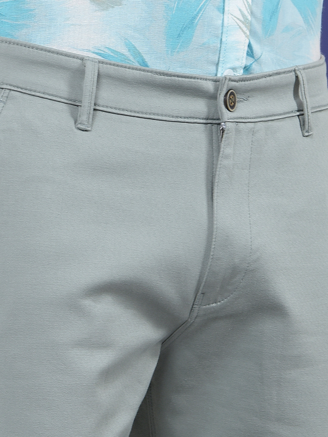 Green Straight Trousers-Men Trousers-Crimsoune Club