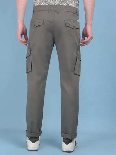 Olive Stretchable Trousers-Men Trousers-Crimsoune Club