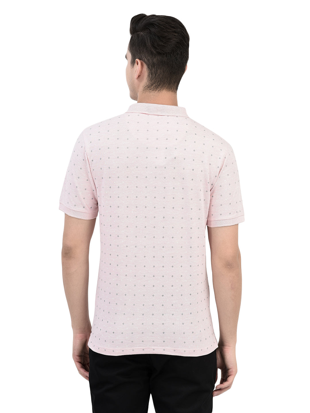 Pink T-shirt-Men T-shirts-Crimsoune Club