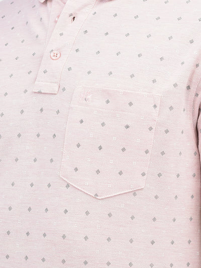Pink T-shirt-Men T-shirts-Crimsoune Club