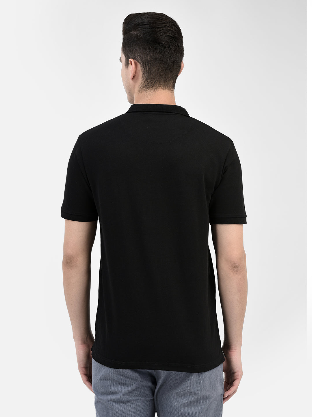 Black T-Shirt-Men T-Shirts-Crimsoune Club