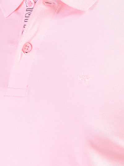 Pink Polo Neck T-Shirt-Men T-Shirts-Crimsoune Club