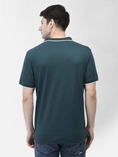 Green Polo-T-Shirt-Men T-Shirts-Crimsoune Club