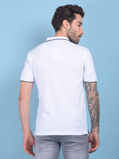 White T-Shirt-Men T-shirts-Crimsoune Club