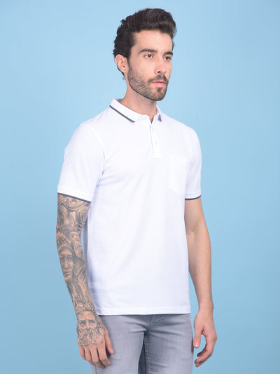 White T-Shirt-Men T-shirts-Crimsoune Club