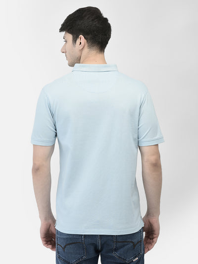 Blue T-Shirt-Men T-shirts-Crimsoune Club