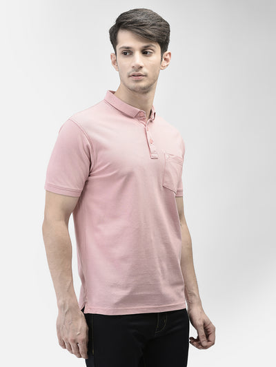 Peach T-Shirt-Men T-shirts-Crimsoune Club