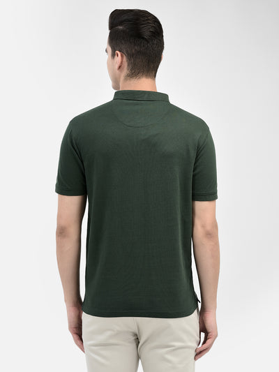 Green T-Shirt-Men T-Shirts-Crimsoune Club