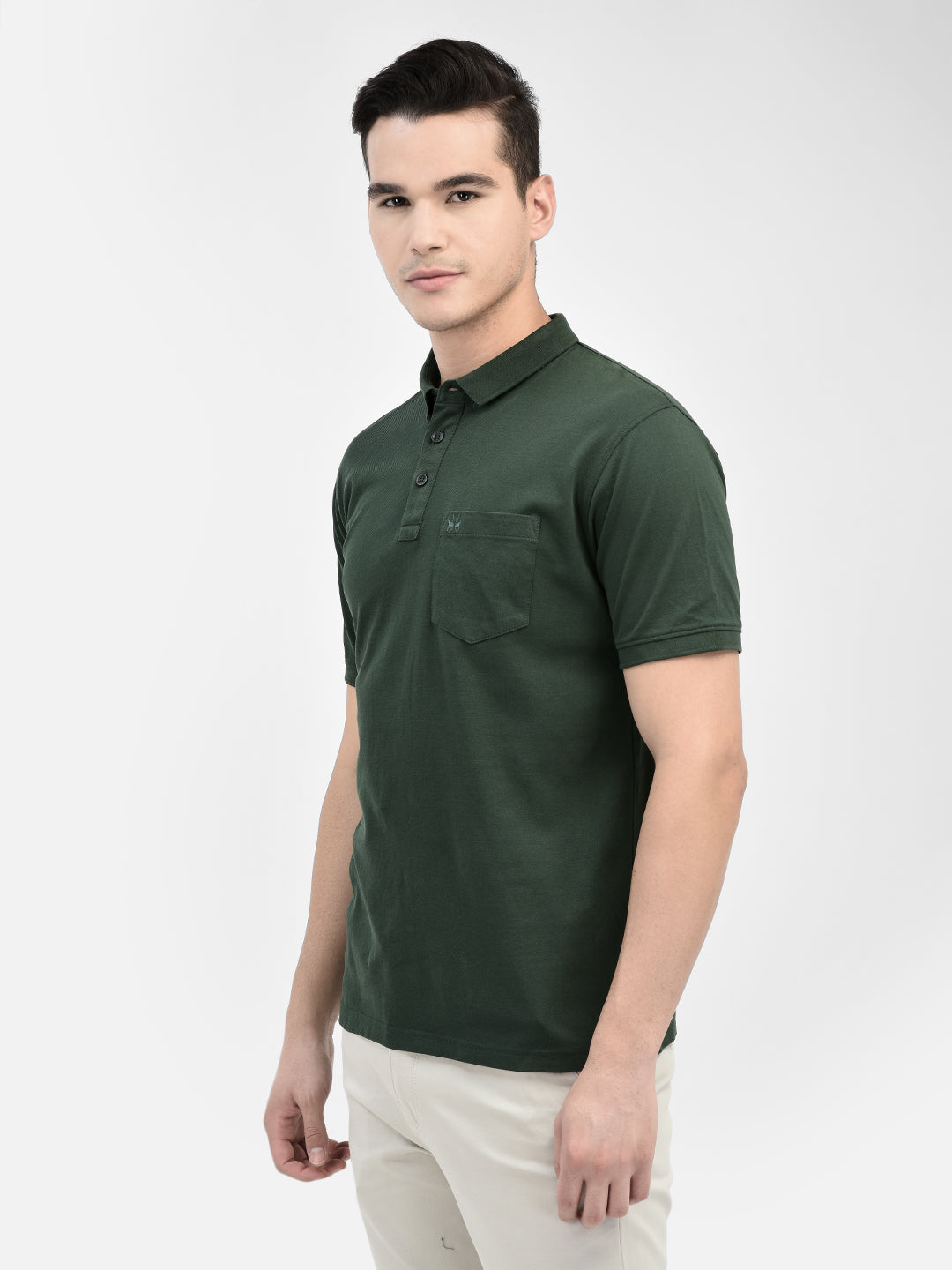 Green T-Shirt-Men T-Shirts-Crimsoune Club