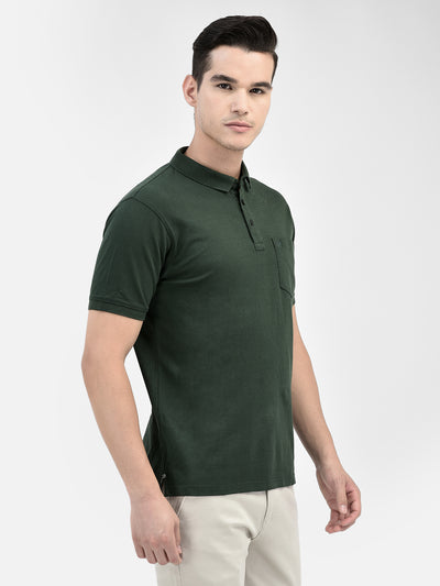 Green T-Shirt-Men T-Shirts-Crimsoune Club